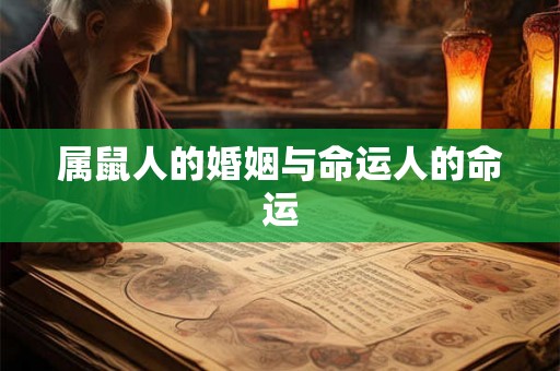 属鼠人的婚姻与命运人的命运