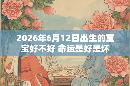 2026年6月12日出生的宝宝好不好 命运是好是坏