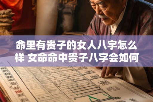 命里有贵子的女人八字怎么样 女命命中贵子八字会如何