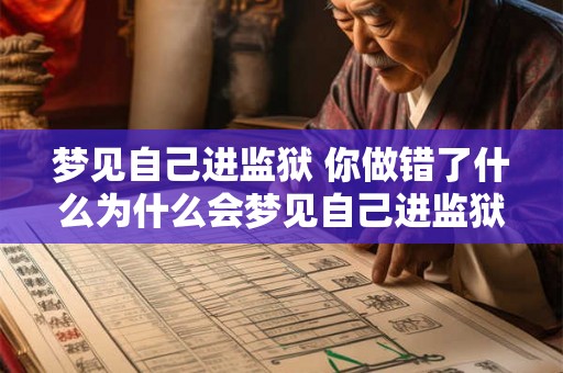 梦见自己进监狱 你做错了什么为什么会梦见自己进监狱