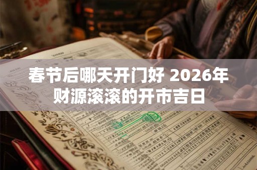 春节后哪天开门好 2026年财源滚滚的开市吉日 春节后哪天开门好 2026年财源滚滚的开市吉日