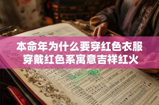 本命年为什么要穿红色衣服 穿戴红色系寓意吉祥红火