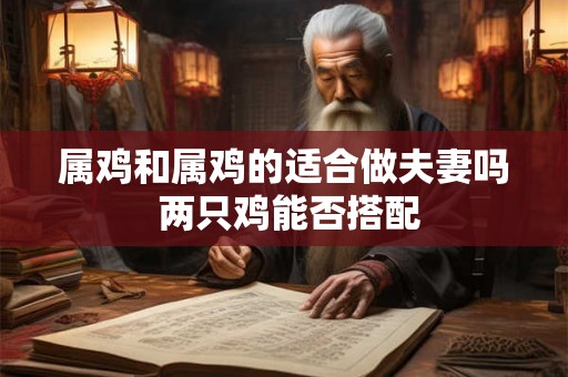属鸡和属鸡的适合做夫妻吗 两只鸡能否搭配