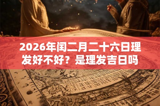 2026年闰二月二十六日理发好不好？是理发吉日吗