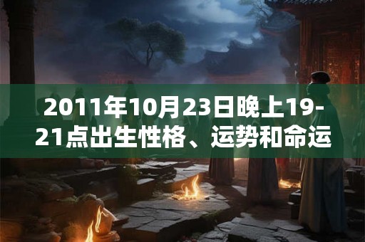 2011年10月23日晚上19-21点出生性格、运势和命运