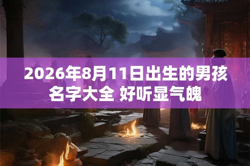 2026年8月11日出生的男孩名字大全 好听显气魄