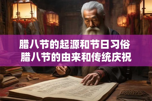 腊八节的起源和节日习俗 腊八节的由来和传统庆祝 腊八节的起源和节日习俗 腊八节的由来和传统庆祝