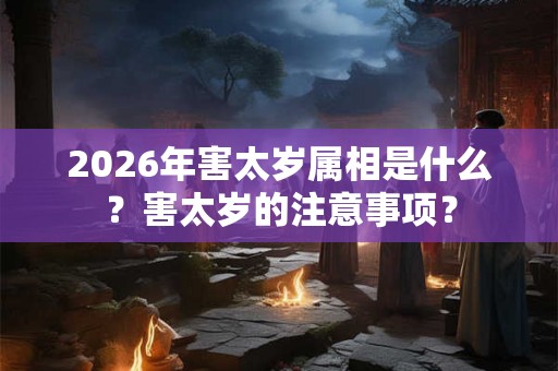 2026年害太岁属相是什么？害太岁的注意事项？