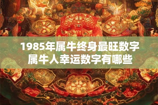 1985年属牛终身最旺数字 属牛人幸运数字有哪些 1985年属牛终身最旺数字 属牛人幸运数字有哪些