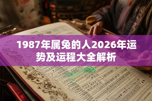 1987年属兔的人2026年运势及运程大全解析