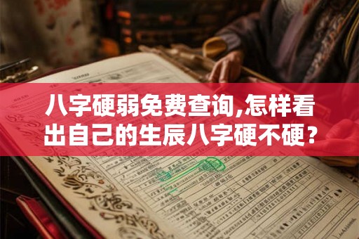 八字硬弱免费查询,怎样看出自己的生辰八字硬不硬？