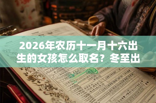 2026年农历十一月十六出生的女孩怎么取名？冬至出生的好吗？