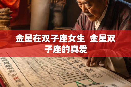 金星在双子座女生  金星双子座的真爱
