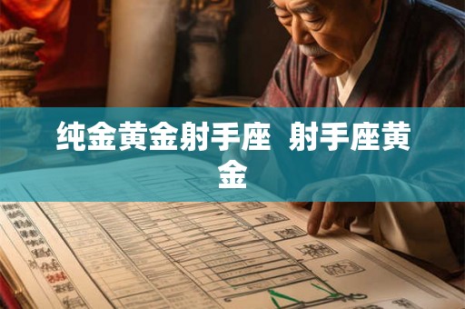 纯金黄金射手座  射手座黄金