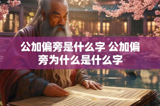 公加偏旁是什么字 公加偏旁为什么是什么字