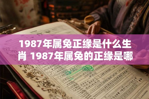 1987年属兔正缘是什么生肖 1987年属兔的正缘是哪生肖