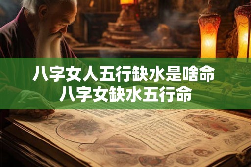 八字女人五行缺水是啥命 八字女缺水五行命