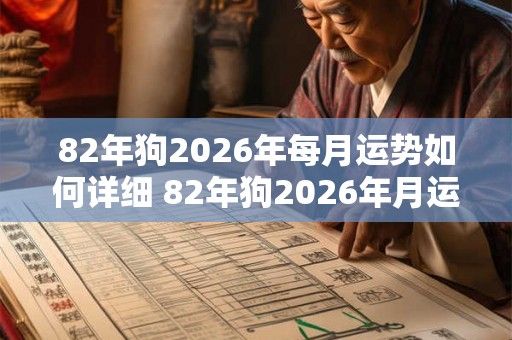 82年狗2026年每月运势如何详细 82年狗2026年月运详解如何