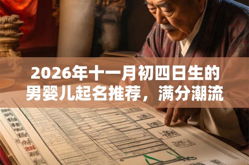 2026年十一月初四日生的男婴儿起名推荐,满分潮流的男宝宝名字 2026年十一月初四日生的男婴儿起名推荐,满分潮流的男宝宝名字