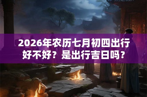 2026年农历七月初四出行好不好？是出行吉日吗？