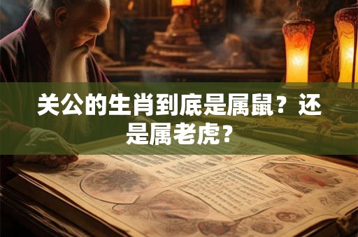 关公的生肖到底是属鼠?还是属老虎? 关公的生肖到底是属鼠?还是属老虎?