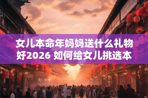 女儿本命年妈妈送什么礼物好2026 如何给女儿挑选本命年礼物 女儿本命年妈妈送什么礼物好2026 如何给女儿挑选本命年礼物