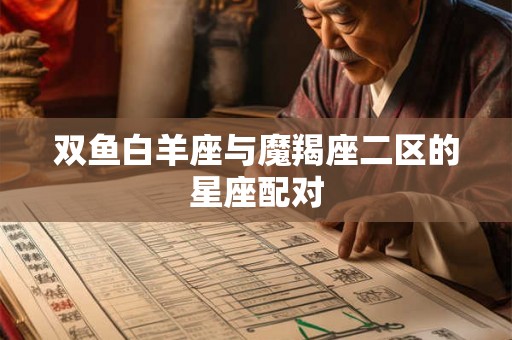 双鱼白羊座与魔羯座二区的星座配对