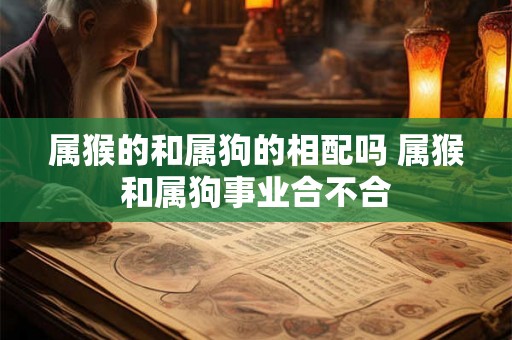 属猴的和属狗的相配吗 属猴和属狗事业合不合 属猴的和属狗的相配吗 属猴和属狗事业合不合