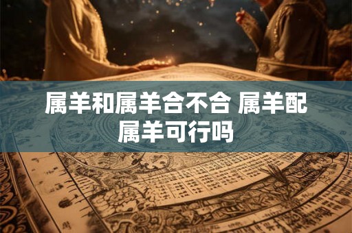 属羊和属羊合不合 属羊配属羊可行吗