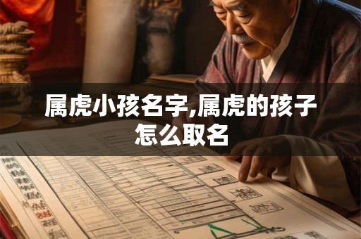 属虎小孩名字,属虎的孩子怎么取名