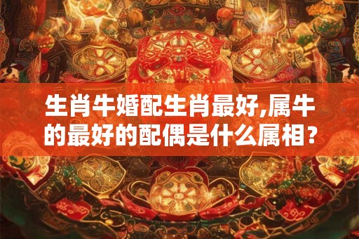 生肖牛婚配生肖最好,属牛的最好的配偶是什么属相？