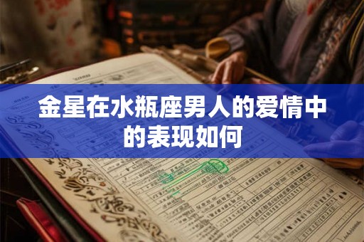 金星在水瓶座男人的爱情中的表现如何