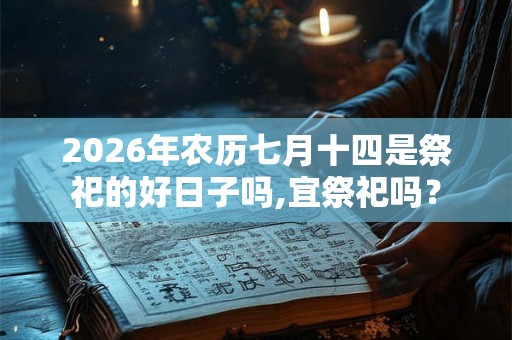 2026年农历七月十四是祭祀的好日子吗,宜祭祀吗？