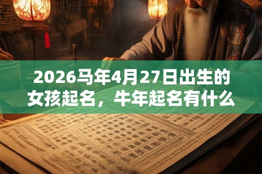 2026马年4月27日出生的女孩起名，牛年起名有什么禁忌？