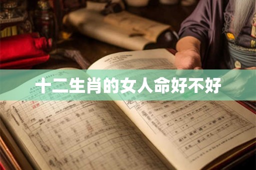 十二生肖的女人命好不好