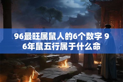 96最旺属鼠人的6个数字 96年鼠五行属于什么命 96最旺属鼠人的6个数字 96年鼠五行属于什么命