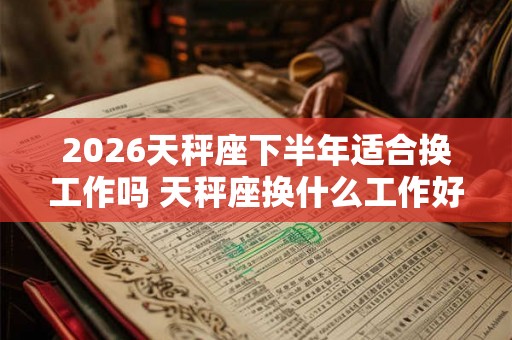 2026天秤座下半年适合换工作吗 天秤座换什么工作好
