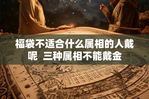福袋不适合什么属相的人戴呢 三种属相不能戴金 福袋不适合什么属相的人戴呢 三种属相不能戴金