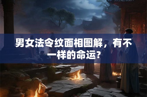 男女法令纹面相图解，有不一样的命运？