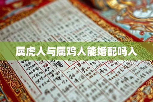 属虎人与属鸡人能婚配吗入