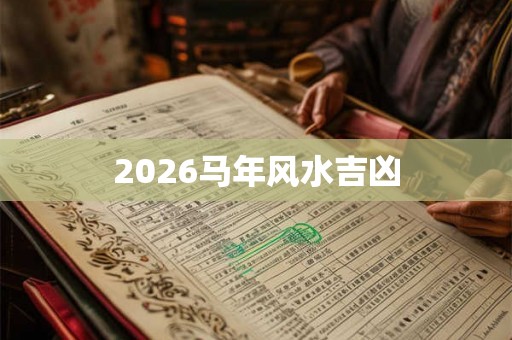 2026马年风水吉凶 2026马年风水吉凶