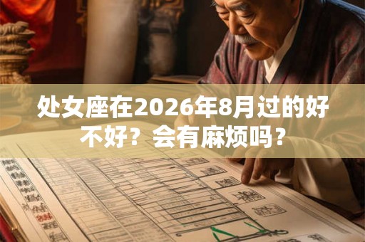 处女座在2026年8月过的好不好?会有麻烦吗? 处女座在2026年8月过的好不好?会有麻烦吗?