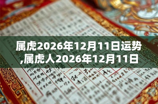 属虎2026年12月11日运势,属虎人2026年12月11日财运,生肖虎2026年12月11日运势 属虎2026年12月11日运势,属虎人2026年12月11日财运,生肖虎2026年12月11日运势