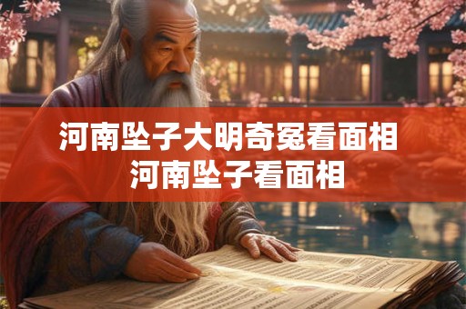 河南坠子大明奇冤看面相  河南坠子看面相