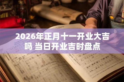 2026年正月十一开业大吉吗 当日开业吉时盘点