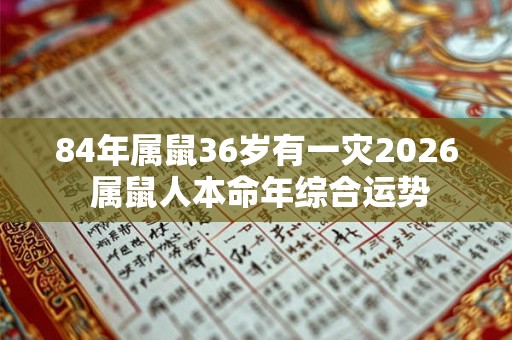 84年属鼠36岁有一灾2026 属鼠人本命年综合运势 84年属鼠36岁有一灾2026 属鼠人本命年综合运势
