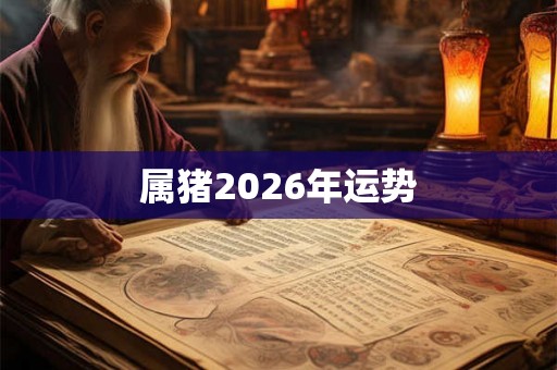 属猪2026年运势