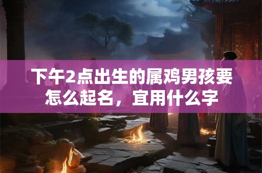 下午2点出生的属鸡男孩要怎么起名，宜用什么字