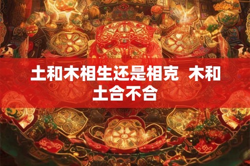 土和木相生还是相克  木和土合不合