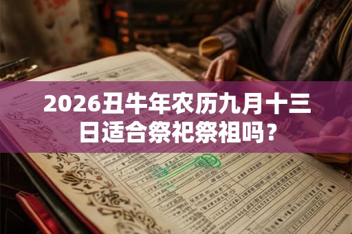 2026丑牛年农历九月十三日适合祭祀祭祖吗？